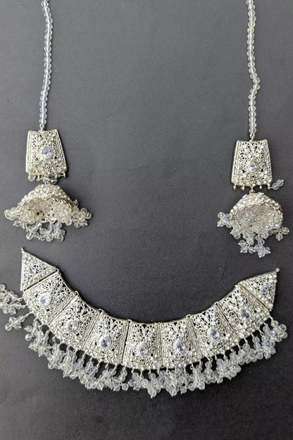 Bridal Jewelry Set (Jhumki, Matha Patti, and Necklace) Valentina Jewelry