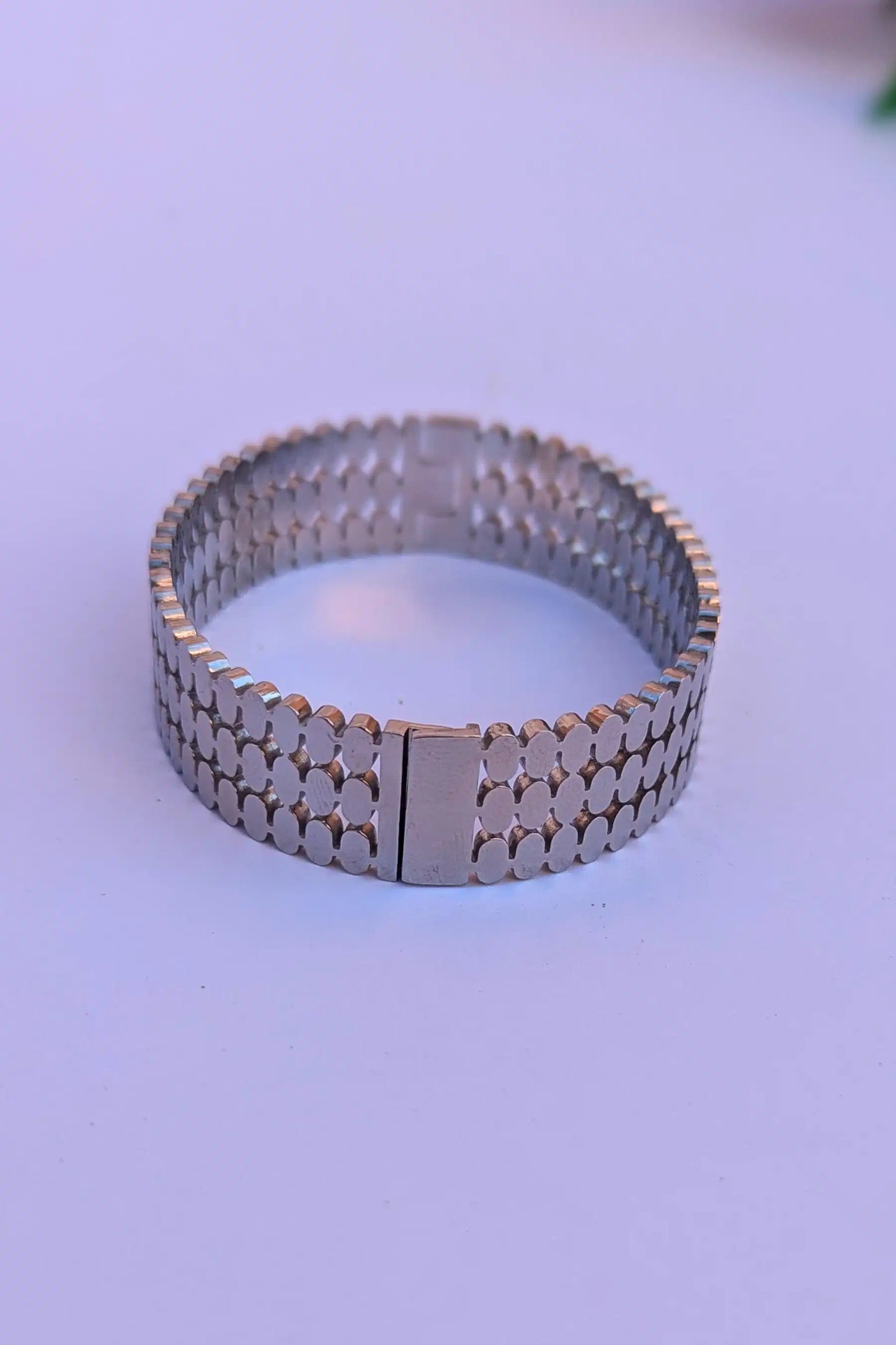 silver layer bracelet