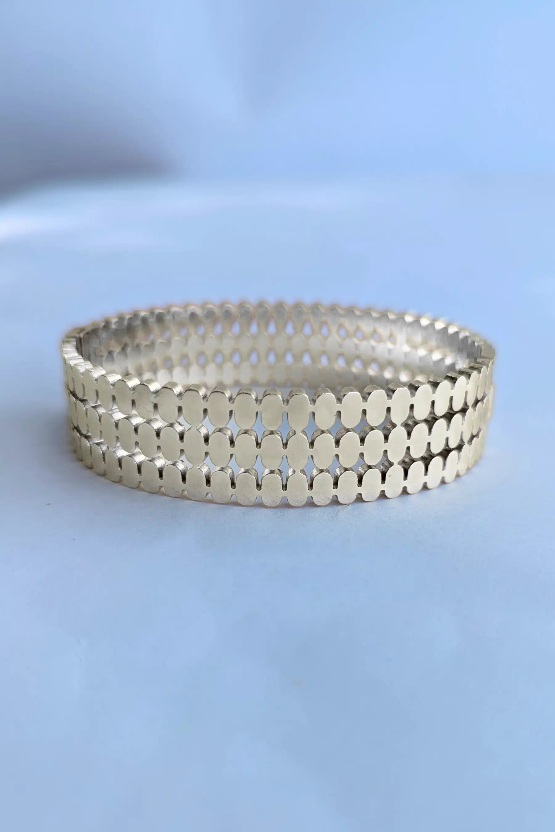 silver layer bracelet