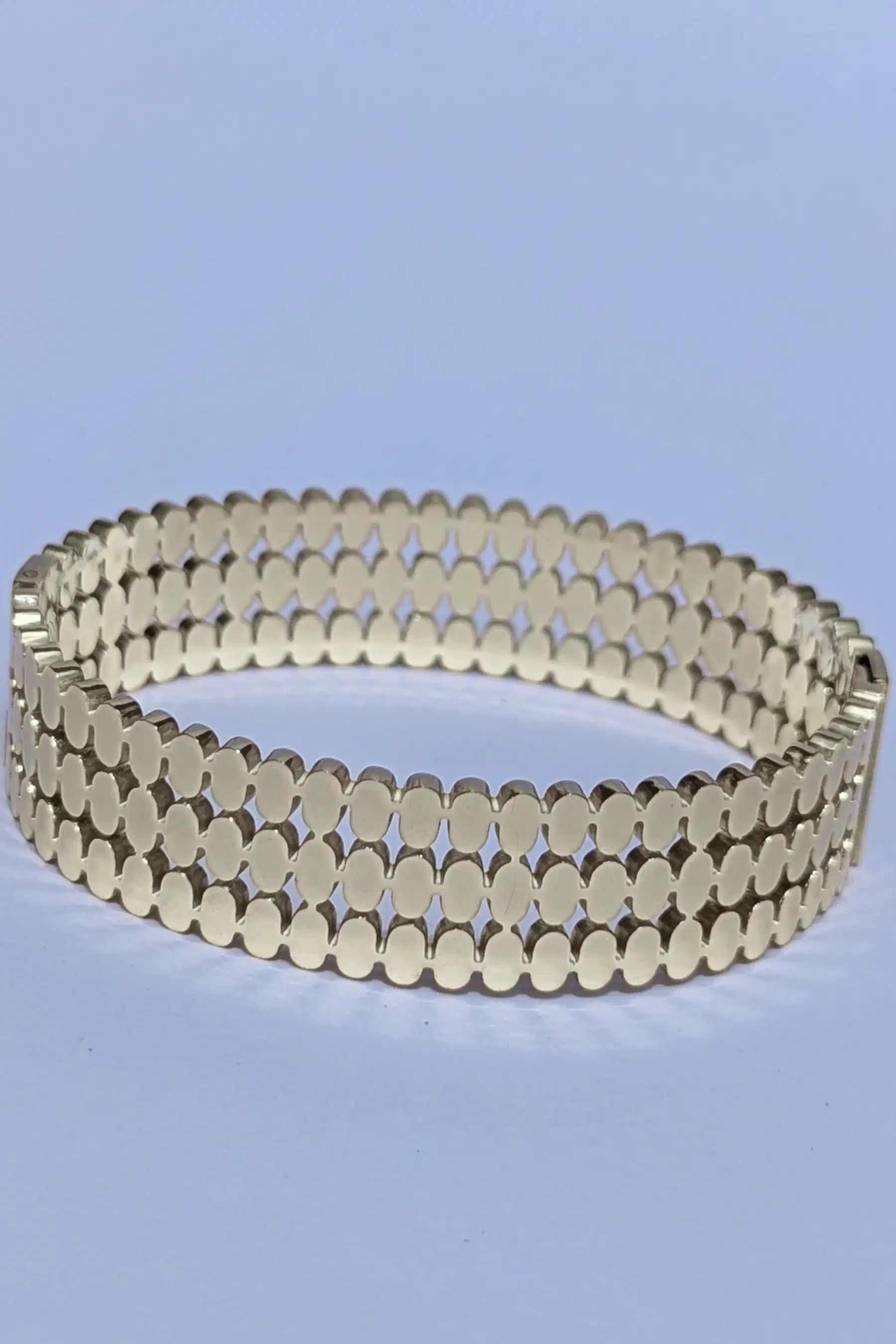 silver layer bracelet
