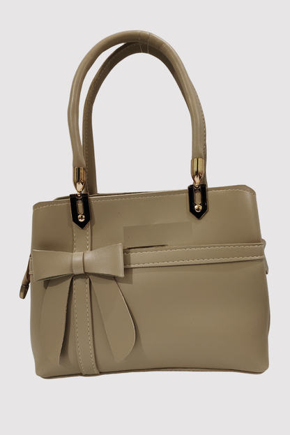 classic bow handbag for girls and women front side