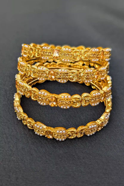 Floral Design Bangles for Girls