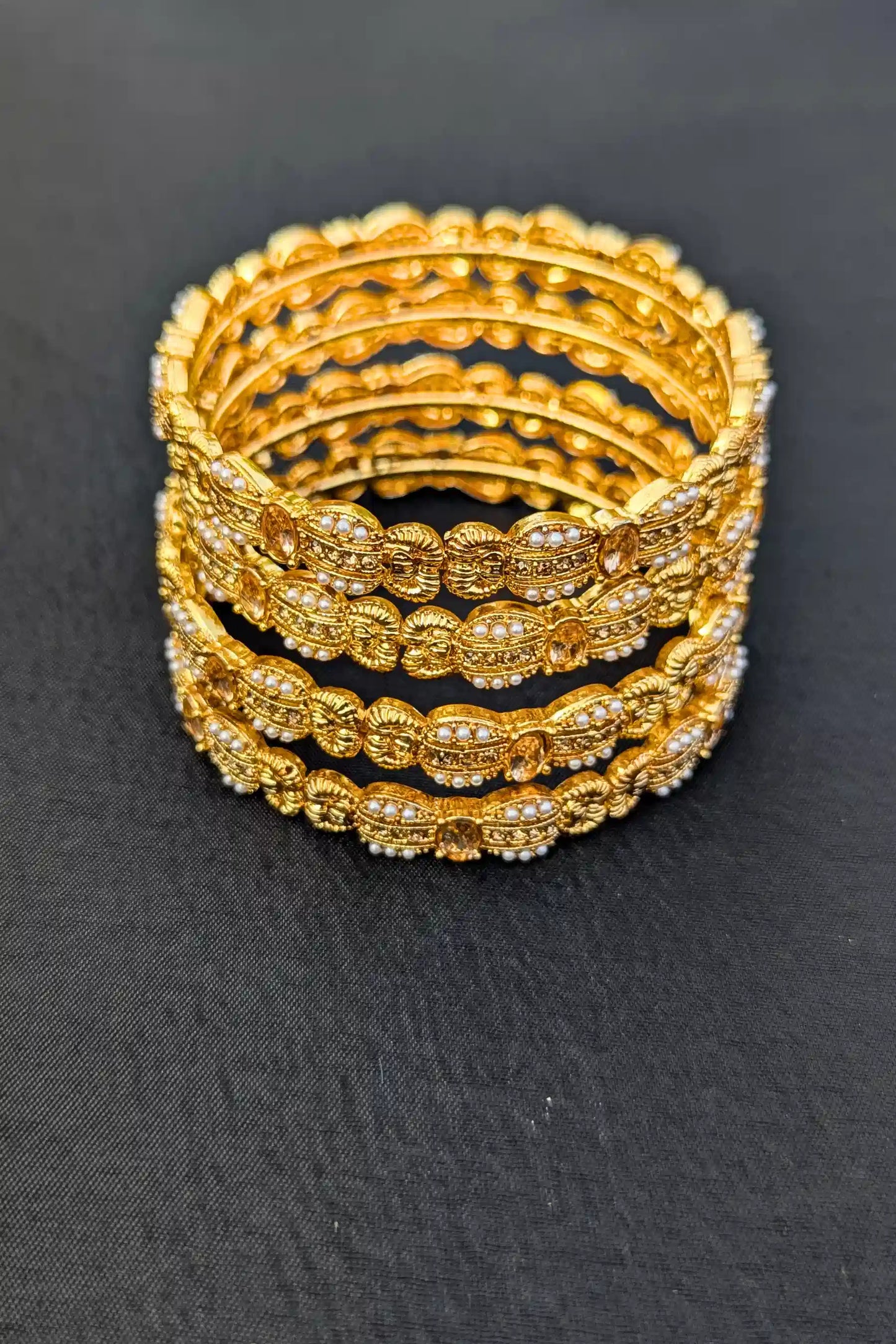 Floral Design Bangles for Girls