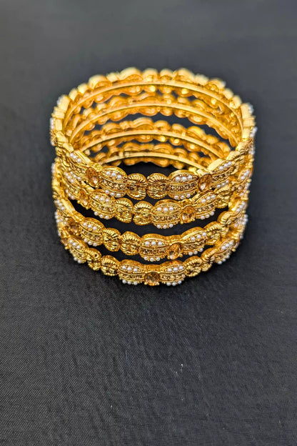 Floral Design Bangles for Girls