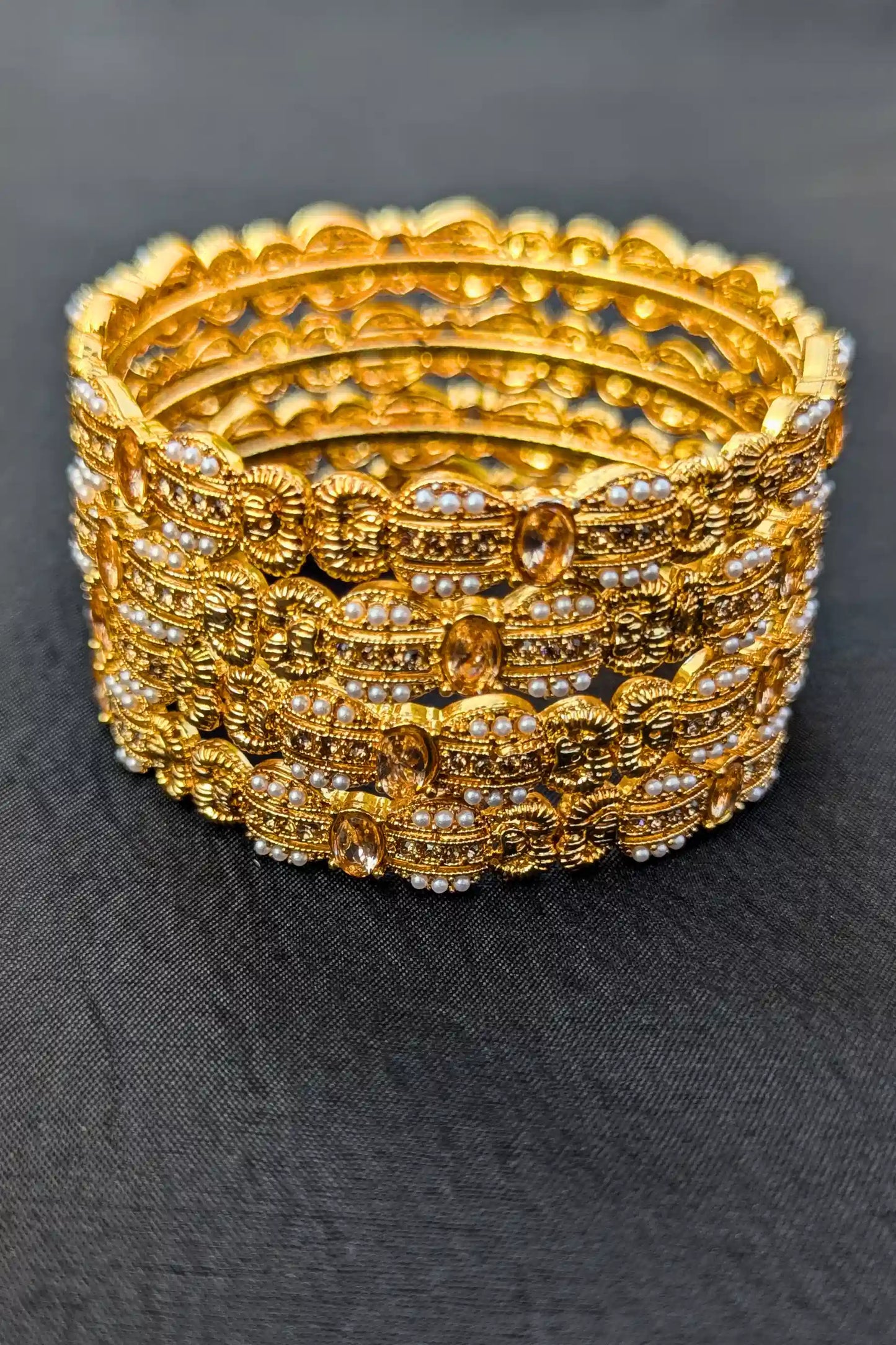 Floral Design Bangles for Girls