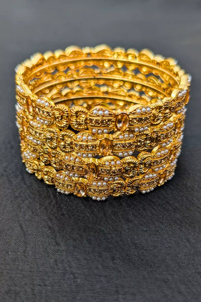 Floral Design Bangles for Girls