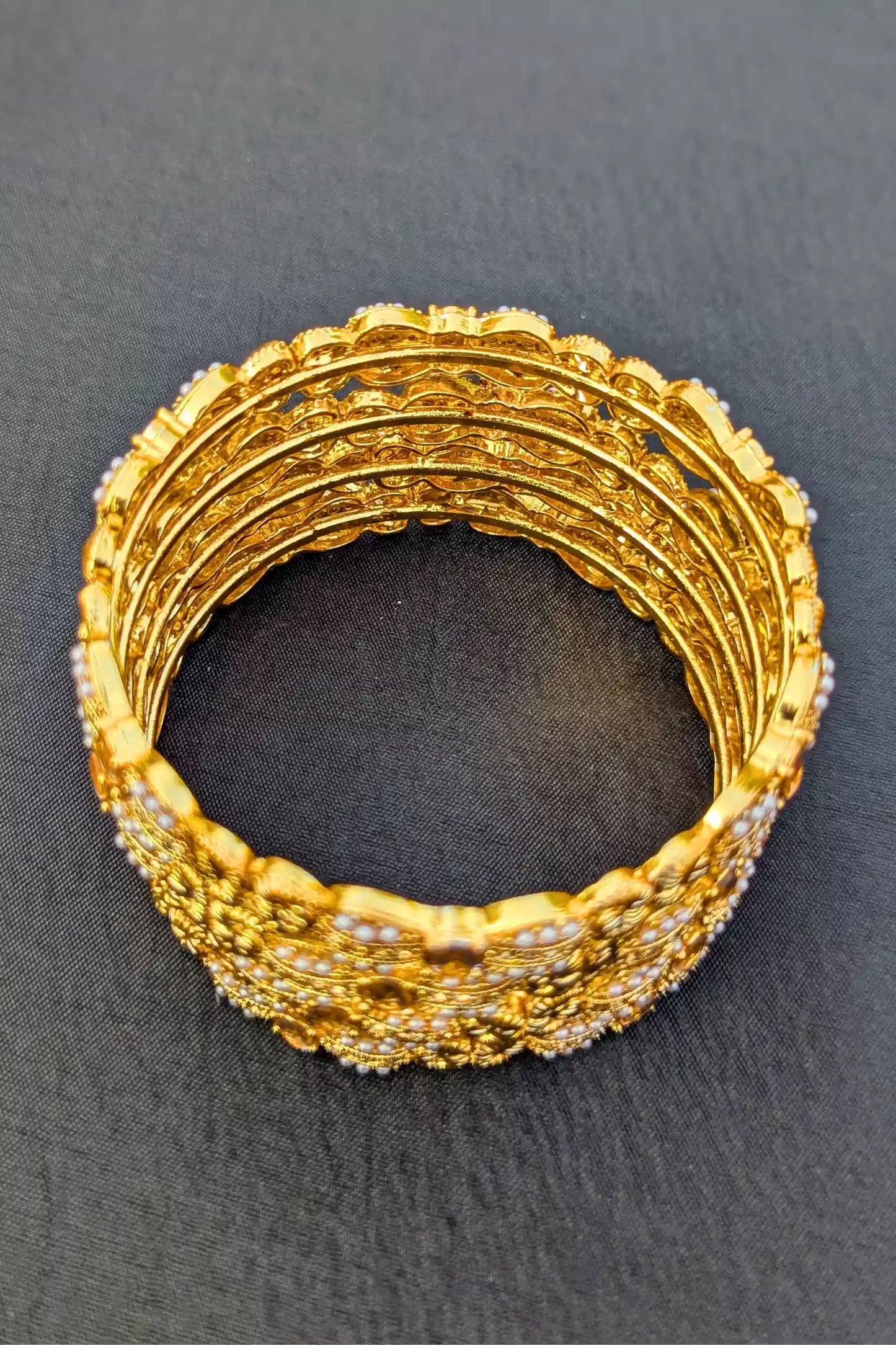 Floral Design Bangles for Girls