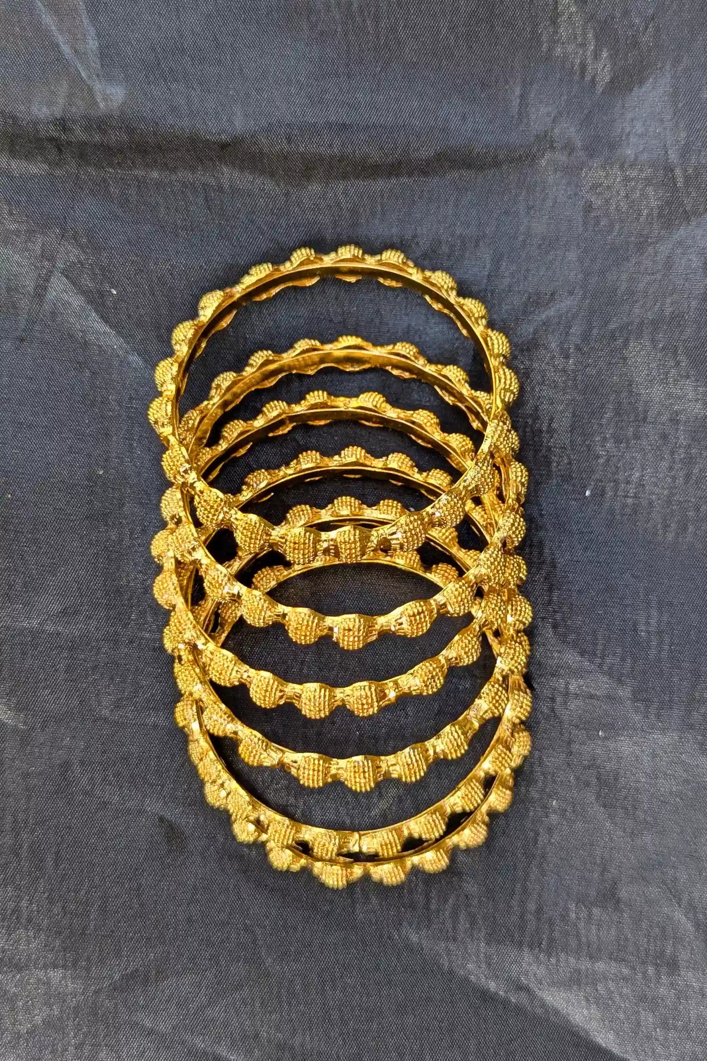 Royal Golden Bangles for Girls – Valentina Jewelry Collection