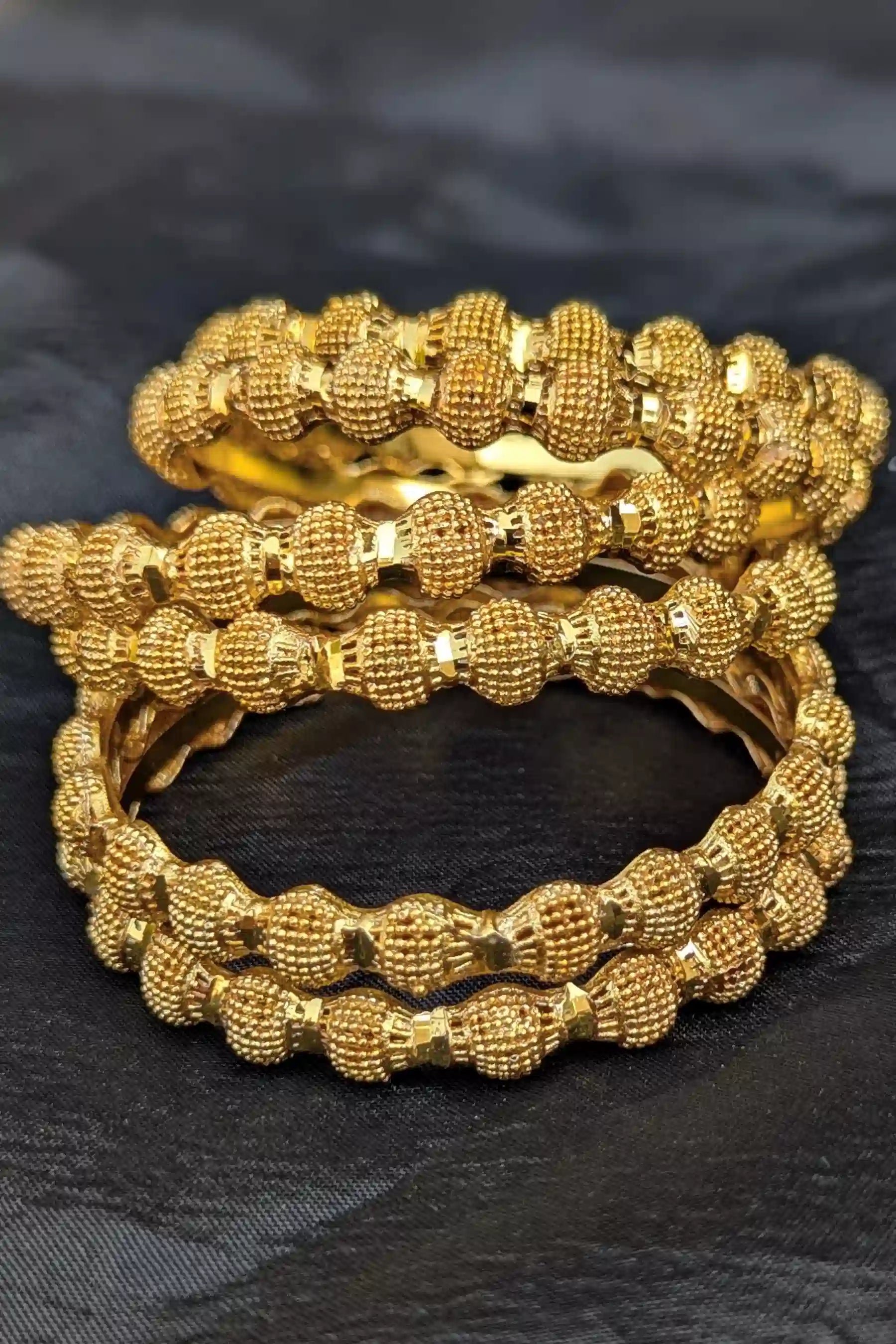 gold plated bangles for women